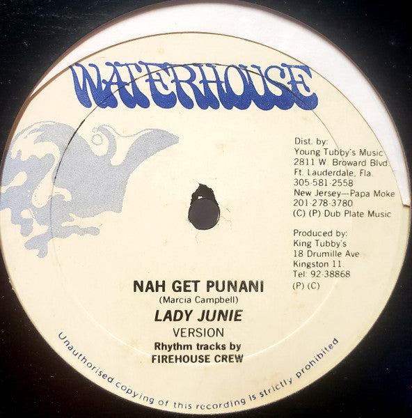 Lady Junie : Nah Get Punani / Nuh De Wid Yu (12", Single)