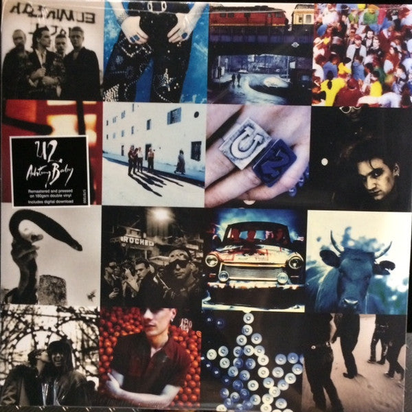 U2 : Achtung Baby (2xLP, Album, RE, RM, 180)