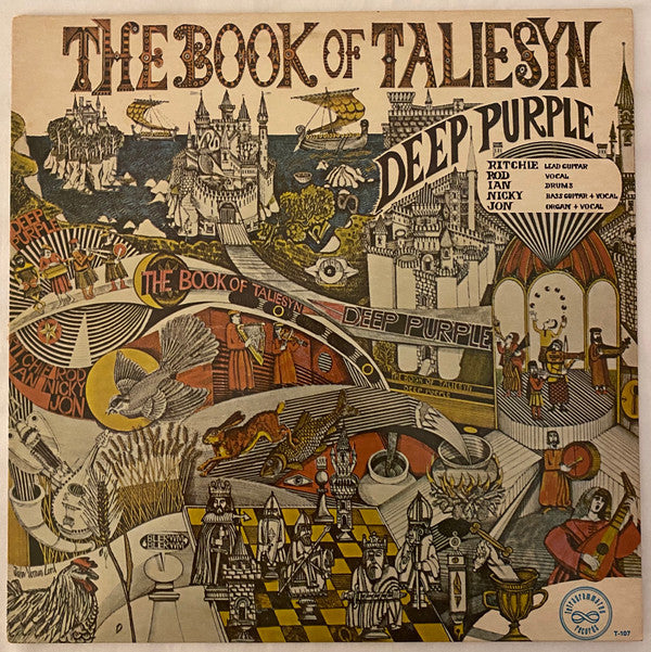 Deep Purple : The Book Of Taliesyn (LP, Album, RE)