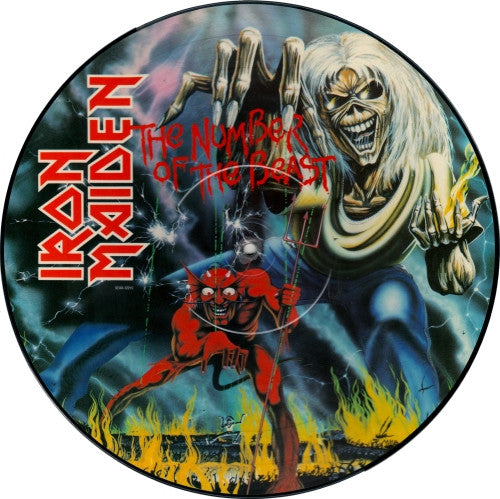 Iron Maiden : The Number Of The Beast (LP, Album, Pic)