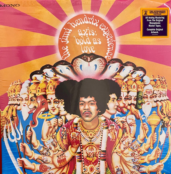 The Jimi Hendrix Experience : Axis: Bold As Love (LP, Album, Mono, RE, Gat)