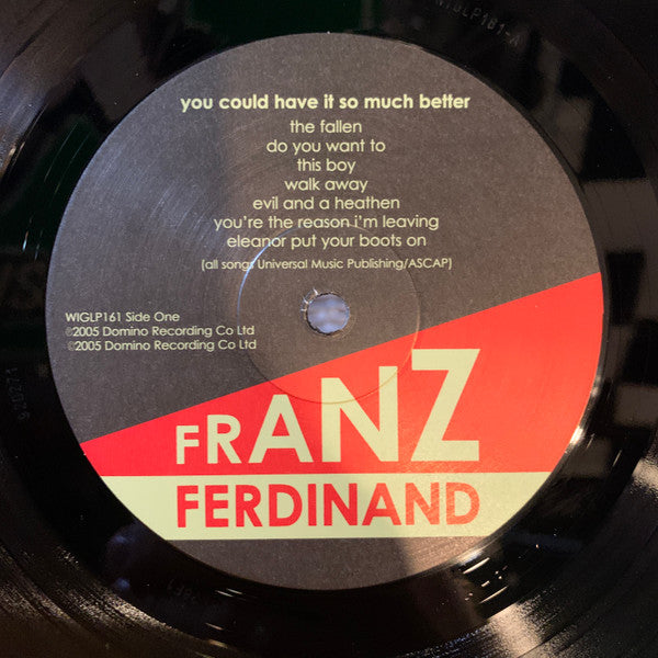 Franz Ferdinand : You Could Have It So Much Better (LP, Album, RE)