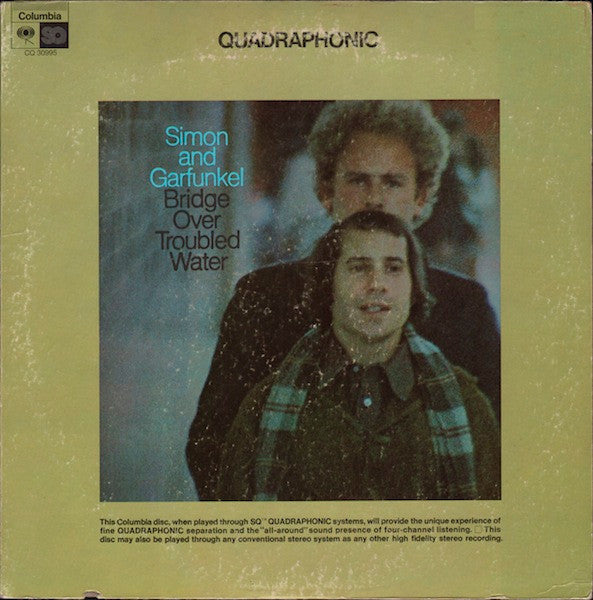 Simon & Garfunkel : Bridge Over Troubled Water (LP, Album, Quad, RE, Pit)