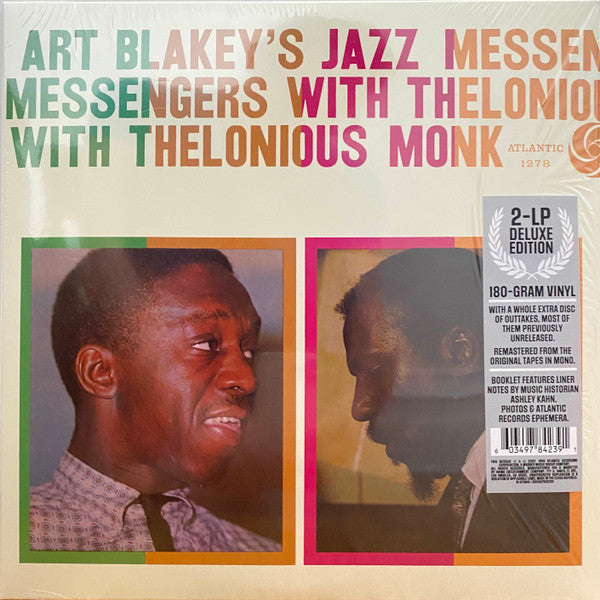 Art Blakey's Jazz Messengers* With Thelonious Monk : Art Blakey's Jazz Messengers With Thelonious Monk (2xLP, Album, Mono, Dlx, RM, 180)