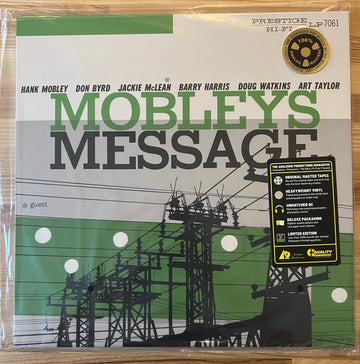 Hank Mobley : Mobley's Message (LP, Album, Mono, RE, RP, 200)