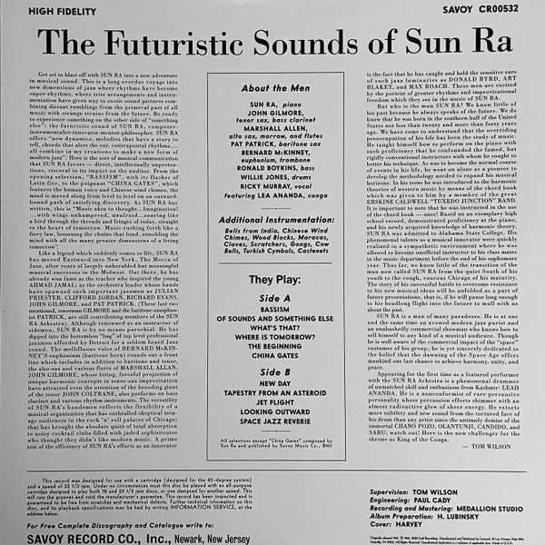 Sun Ra : The Futuristic Sounds Of Sun Ra  (LP, Album, RE, RM)