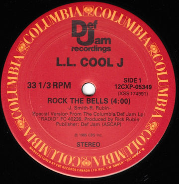 LL Cool J : Rock The Bells (12")