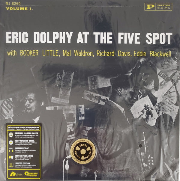 Eric Dolphy : At The Five Spot Volume 1. (LP, Album, Ltd, RE, 180)