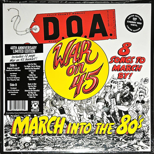 D.O.A. (2) : War On 45 (LP, Ltd, Che)