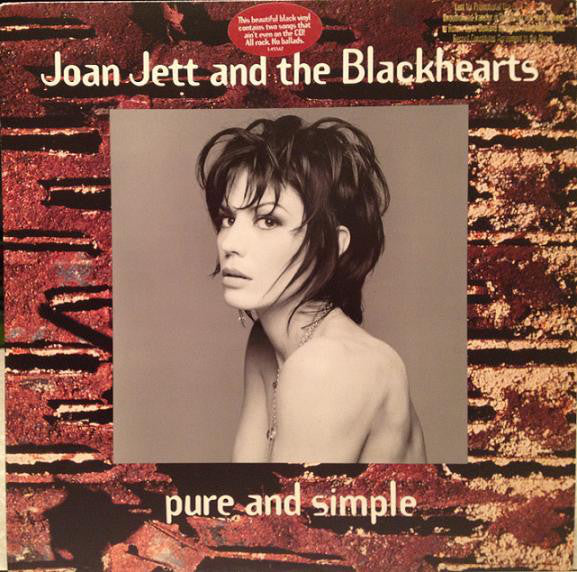 Joan Jett And The Blackhearts* : Pure And Simple (LP, Album, Spe)