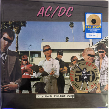 AC/DC : Dirty Deeds Done Dirt Cheap (LP, Album, Ltd, RE, RM,  Go)