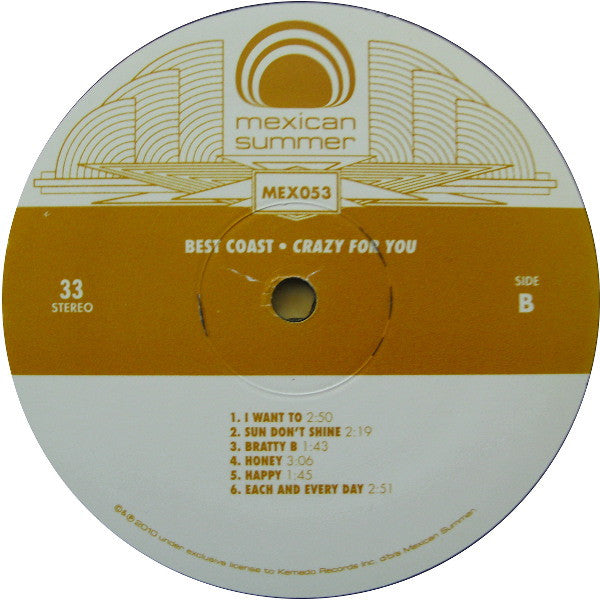 Best Coast : Crazy For You (LP, Album)