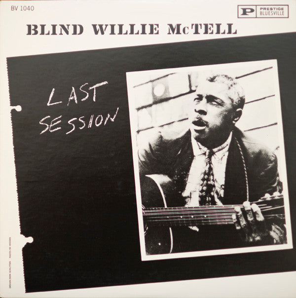 Blind Willie McTell : Last Session (LP, Album, RE, RM)