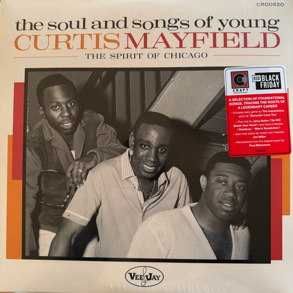 Various : The Soul And Songs Of Young Curtis Mayfield: The Spirit Of Chicago (LP, RSD)