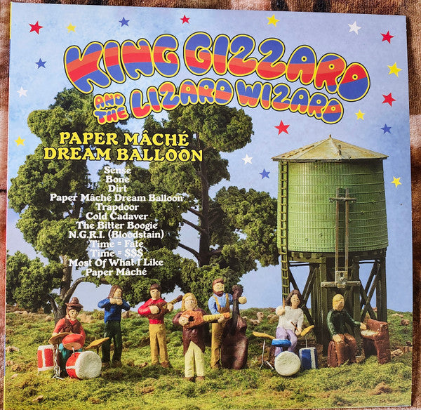 King Gizzard And The Lizard Wizard : Paper Mâché Dream Balloon (LP, Album, RP, Pin)