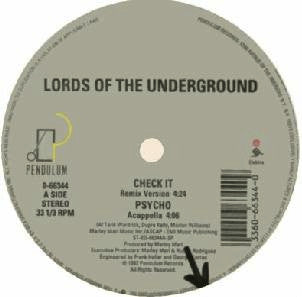 Lords Of The Underground : Check It (12")