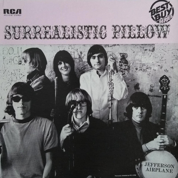 Jefferson Airplane : Surrealistic Pillow (LP, Album, RE, Ind)