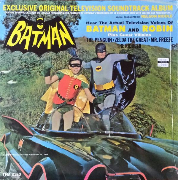 Nelson Riddle : Batman (Exclusive Original Television Soundtrack Album) (LP, Album, Mono, RE)