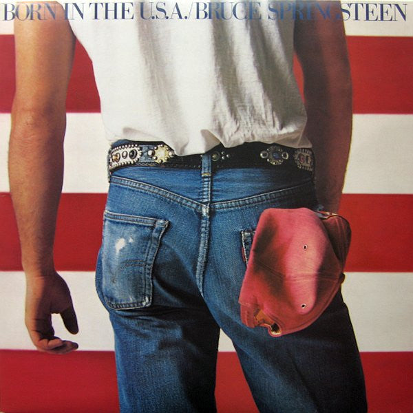 Bruce Springsteen : Born In The U.S.A. (LP, Album, RE, Red)