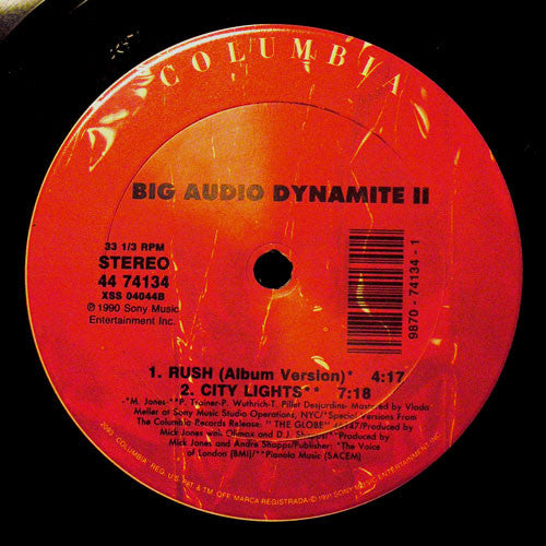 Big Audio Dynamite II : Rushdance (12")