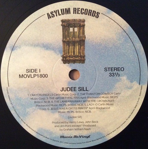 Judee Sill : Judee Sill (LP, Album, RE, 180)