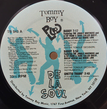 De La Soul : Buddy / Ghetto Thang (12", Lab)