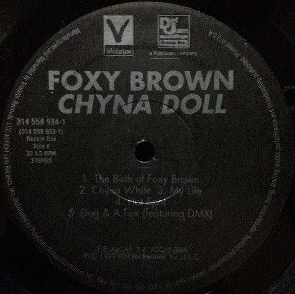 激安価格と即納で通信販売 Foxy brown chyna doll 2LP 洋楽