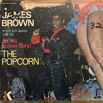 James Brown Directs And Dances With The The James Brown Band : The Popcorn (LP, Album, Ora)