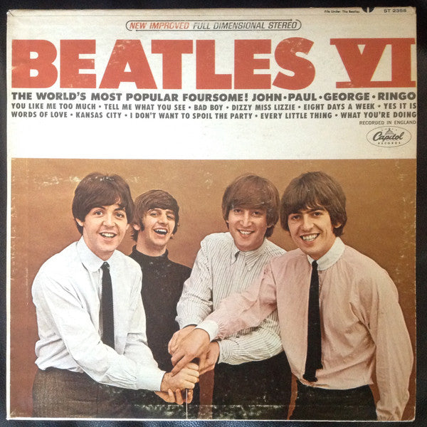 The Beatles : Beatles VI (LP, Album, RE)