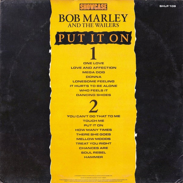 Bob Marley & The Wailers : Put It On (LP, Comp)