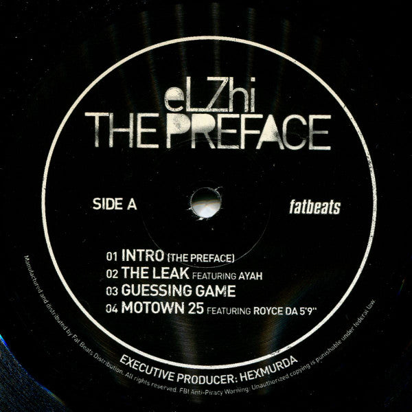 Elzhi : The Preface (2xLP, Album)
