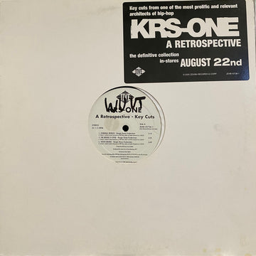 KRS-One : A Retrospective - Key Cuts (12", Promo, Smplr)