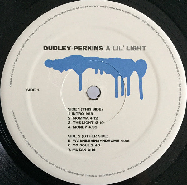 Dudley Perkins : A Lil' Light (2xLP, Album)