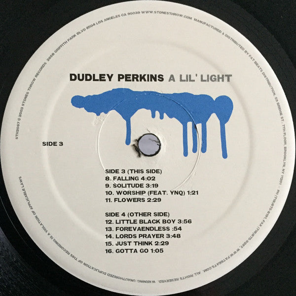 Dudley Perkins : A Lil' Light (2xLP, Album)