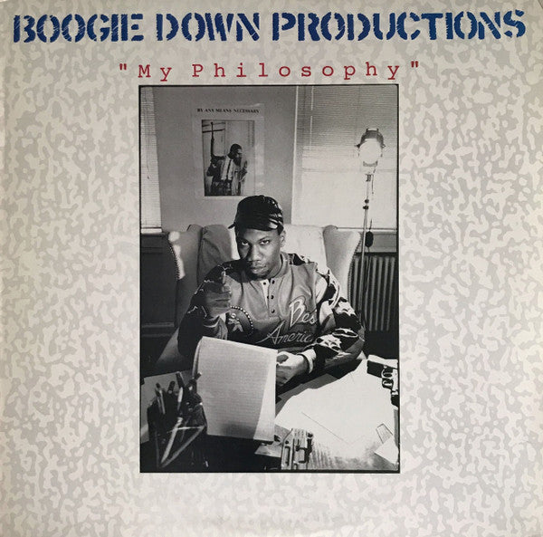 Boogie Down Productions : My Philosophy (12", Promo, Ele)
