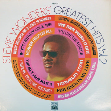 Stevie Wonder : Stevie Wonder's Greatest Hits Vol. 2 (LP, Comp)