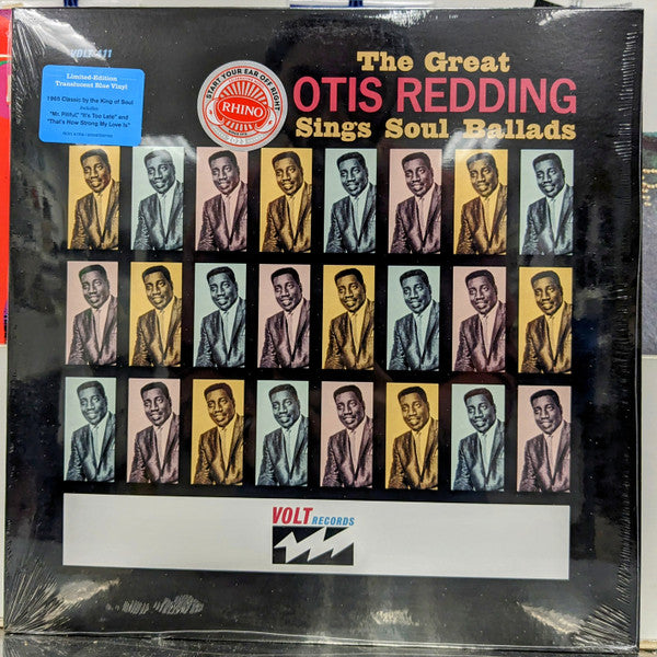 Otis Redding : The Great Otis Redding Sings Soul Ballads (LP, Album, Ltd, RE, Tra)