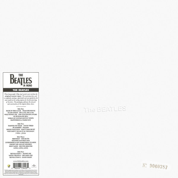 The Beatles : The Beatles (2xLP, Album, Mono, Num, RE, RM, 180)