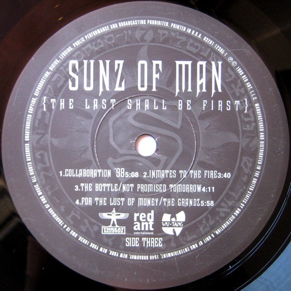 Sunz Of Man - The Last Shall Be First (2xLP, Album, RE, 2nd) (1998) {AP}