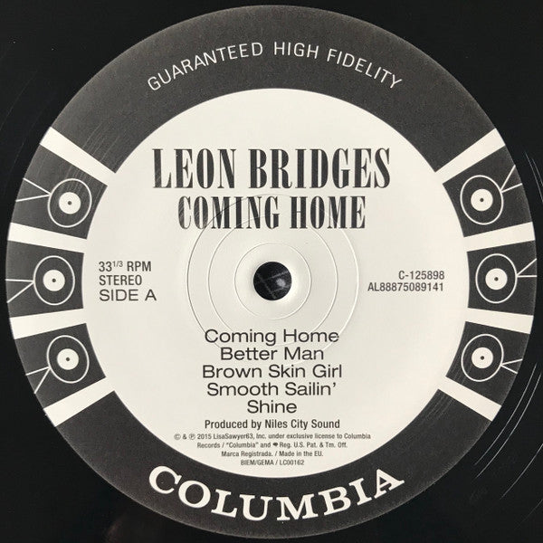 Leon Bridges : Coming Home (LP, Album)