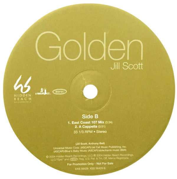 Jill Scott : Golden (12", Promo)